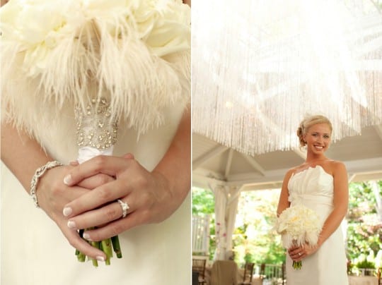Nashville_garden_wedding_June11_white_bridal_bouquet_feathers