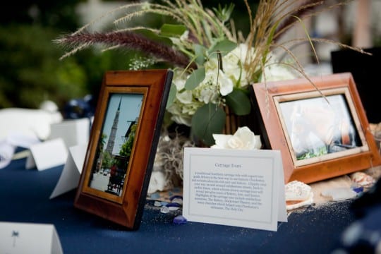 Nashville_Rehearsal_Dinner_picture_frame_centerpiece