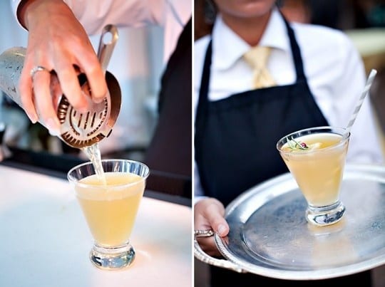 Lemon Benedictine Martini